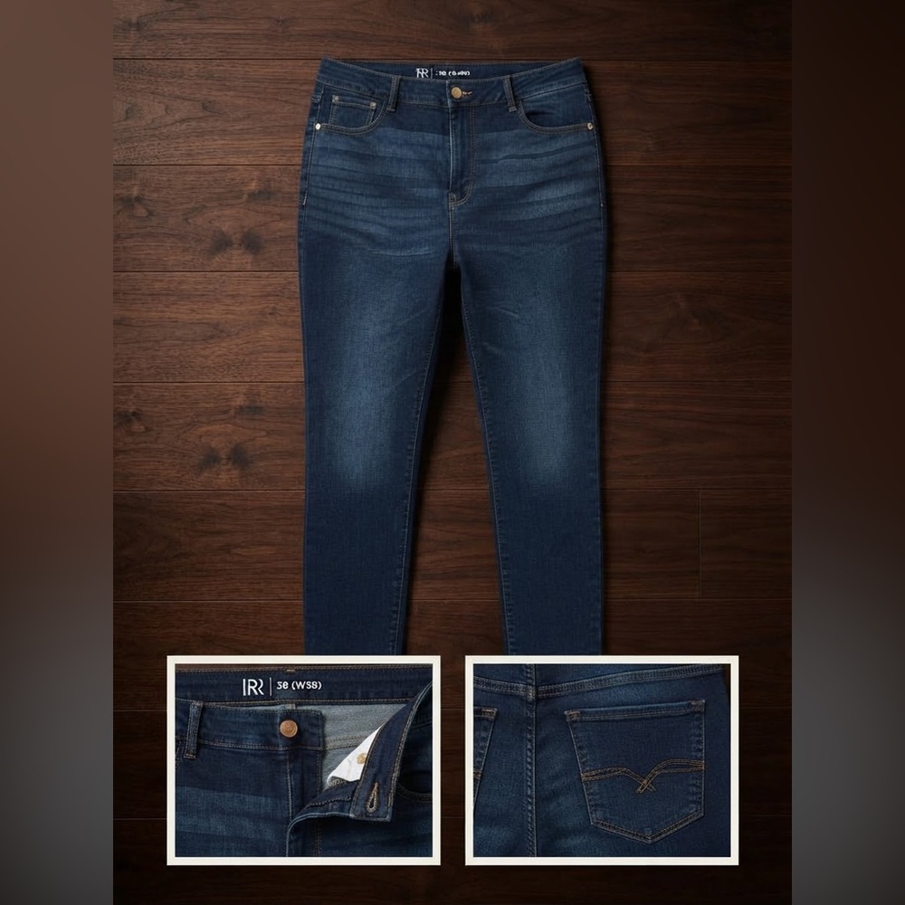 NoBo Dark Blue Women's Stretch Skinny Jeans; Size 17 NW/OT